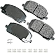 SET-AKACT884A-B Front and Rear Ceramic Brake Pad Set
