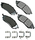 SET-AKACT888A-D Front and Rear Ceramic Brake Pad Set