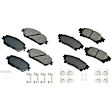 2014 Lexus IS250 - Front and Rear Ceramic Brake Pad Set, 2.5L 6Cyl, RWD