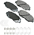 SET-AKACT914A-E Front and Rear Ceramic Brake Pad Set