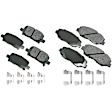 SET-AKACT914B-B Front and Rear Ceramic Brake Pad Set