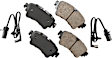 SET-AKEUR1894-A Front and Rear Ceramic Brake Pad Set