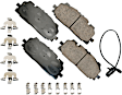 SET-AKEUR1894-B Front and Rear Ceramic Brake Pad Set