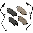 SET-AKEUR1894-B Front and Rear Ceramic Brake Pad Set