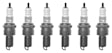 1971 Triumph TR6 - Spark Plug, 2x1BBL, Set of 6, 6 Cyl 2.5L, Professional Conventional Series