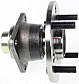 2-Wheel Set Rear, Driver and Passenger Side Wheel Hubs, With Bearing, FWD, Non-ABS