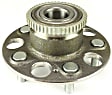 2-Wheel Set Rear, Driver and Passenger Side Wheel Hubs, With Bearing, ABS tone ring and wheel studs