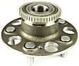 4-Wheel Set Front and Rear, Driver and Passenger Side Wheel Hubs, Front - Without Bearing; Rear - With Bearing, ABS tone ring and wheel studs