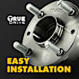 Front and Rear, Driver and Passenger Side Wheel Hub, 5 Lugs, With Bearing,, 3.5L, 6Cyl