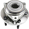 Front, Driver and Passenger Side Wheel Hub, 5 Lugs, With Bearing
