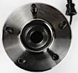 Front and Rear, Driver and Passenger Side Wheel Hub, 5 Lugs, With Bearing, With Sensor