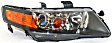 2006-2008 Acura TSX - Driver and Passenger Side Headlights, without Bulbs, HID/Xenon, OE comparable