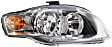 2005 Audi A4 Quattro - Driver and Passenger Side Halogen Headlight, With bulb(s),  Manual Transmission, OE Replacement, Sedan