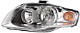 2005 Audi A4 Quattro - Driver and Passenger Side Halogen Headlight, With bulb(s),  Manual Transmission, OE Replacement, Sedan