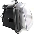 2005 Audi A4 Quattro - Driver and Passenger Side Halogen Headlight, With bulb(s),  Manual Transmission, OE Replacement, Sedan