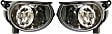 Front, Driver and Passenger Side Fog Lights, With Bulb(s), Halogen