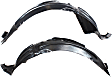 Front, Driver and Passenger Side, Fender Liner