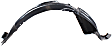 Front, Driver and Passenger Side, Fender Liner