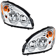 Driver and Passenger Side Halogen Headlights, With Bulbs, CAPA CERTIFIED