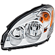 Driver and Passenger Side Halogen Headlights, With Bulbs, CAPA CERTIFIED