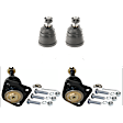 Front, Driver and Passenger Side, Upper and Lower Ball Joint