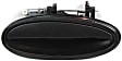 Front and Rear, Driver and Passenger Side Exterior Door Handles, Smooth Black, Front Driver and Passenger Side - With Key Hole; Rear Driver and Passenger Side - Without Key Hole