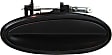 Front and Rear, Driver and Passenger Side Exterior Door Handles, Smooth Black, Front Driver and Passenger Side - With Key Hole; Rear Driver and Passenger Side - Without Key Hole