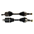 Front, Driver and Passenger Side Axle Assembly - New Set of 2