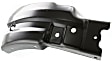 2013 Chevrolet Silverado 1500 - Front, Passenger Side Bumper End, For Models Without Fog Lights, Primed, Plastic/Steel