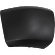 Front, Driver and Passenger Side Bumper End, Textured Plastic/Steel