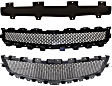 2009 Chevrolet Malibu LT - Upper and Center Grille and Grille Cover, Paintable