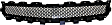 2009 Chevrolet Malibu LT - Upper and Center Grille and Grille Cover, Paintable