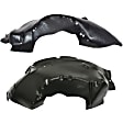 Front, Driver and Passenger Side, Outer Section, Fender Liner, 4WD
