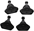 Front, Driver and Passenger Side, Upper and Lower Ball Joints
