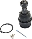 Front, Driver and Passenger Side, Lower Ball Joints, Non-Adjustable, Press-In Mounting Type