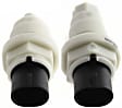Speed Sensors, 2-Pin Male Terminal and 1 Female Connector, Set of 2