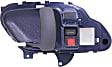 Front and Rear, Driver Side Interior Door Handles, Blue, With door lock button
