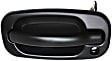 2007 Chevrolet Silverado 3500 Classic - Front, Driver and Passenger Side Smooth Black Exterior Door Handle, Driver Side - With Key Hole; Passenger Side - Without Key Hole, Old Body Style
