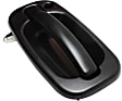 2007 Chevrolet Silverado 3500 Classic - Front, Driver and Passenger Side Smooth Black Exterior Door Handle, Driver Side - With Key Hole; Passenger Side - Without Key Hole, Old Body Style