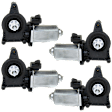 2001 Chevrolet Silverado 1500 - Front and Rear, Driver and Passenger Side Window Motor, Contains Gear, Without Regulator, New
