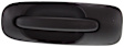 Rear, Driver and Passenger Side Textured Black Exterior Door Handle, Without Key Hole