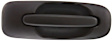 Rear, Driver and Passenger Side Textured Black Exterior Door Handle, Without Key Hole