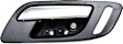 2012 GMC Sierra 1500 SL - Front and Rear, Driver and Passenger Side Chrome Lever with Black Bezel Interior Door Handle, Without Door Lock Hole, Crew Cab Pickup