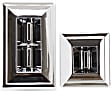 Front, Driver and Passenger Side Window Switches, Chrome