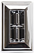 Front, Driver and Passenger Side Window Switches, Chrome