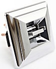Front, Driver and Passenger Side Window Switches, Chrome