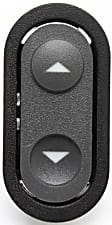Front, Driver and Passenger Side Window Switch Gray 1 Button