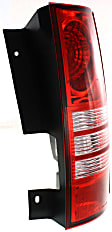 Driver and Passenger Side Halogen Tail Light, With bulb(s), OE Replacement