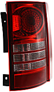 Driver and Passenger Side Halogen Tail Light, With bulb(s), OE Replacement, CAPA Certified