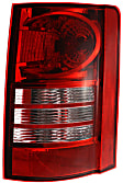 Driver and Passenger Side Halogen Tail Light, With bulb(s), OE Replacement, CAPA Certified